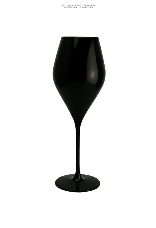 【クーポン配布中】カラーズ/ブラック ツル 15oz ワイングラス 450ml 1個 ガラス漆加工 // おしゃれ 黒いガラス食器 ワイングラス 黒いグラス 漆加工 モダン ディナーアイテム スタイリッシュ グラス ワイン かわいい クール hana2primitive-10010062 おしゃれ食器 Primitive陶舎花*花 サンプル画像2
