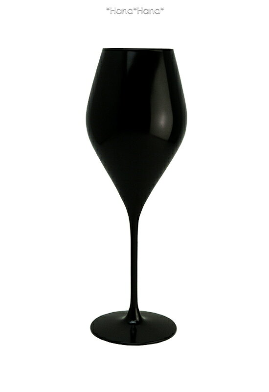 【クーポン配布中】カラーズ/ブラック ツル 19oz ワイングラス 570ml 1個 ガラス漆...