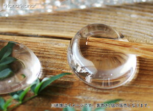 【クーポン配布中】てびねりの器 クリア 箸置き ガラス //和食器 レスト はしおき
