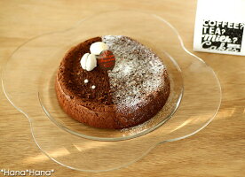 フォスカーリホールケーキプレート内径20cm30cmガラス