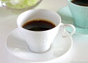【クーポン配布中】七宝小紋レリーフ ライフ カップ&ソーサー ホワイト // 食器 美濃焼 碗皿 コーヒー碗 紅茶碗 碗皿セット おしゃれ <在庫限り>