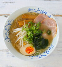 藍染花模様ラーメン丼18.5cm(軽量)波佐見焼