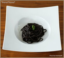 ハンプシリーズワイドスクエアリム24cmハンプパスタプレート