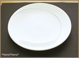 イングレーズ対応特白磁・ムーン24cmミート皿