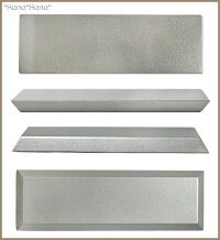 長角厚口トレー21cmシルバー漆器