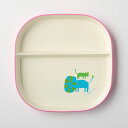 【クーポン配布中】isso ecco(イッソ エッコ) アニマル 正角ツインプレート 24cm ...