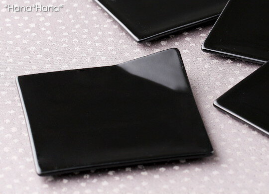 【クーポン配布中】オジュウ 正角折り小皿 11cm ブラック // 美濃焼 和食器 食器 皿 お皿 小皿 角皿 菓子皿 正月 おもてなし 黒 スクエア モダン スタイリッシュ おしゃれ 買いまわり