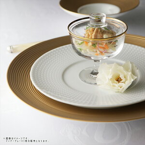 【クーポン配布中】ディモーダ ホワイト/ゴールド ディナープレート 28cm//美濃焼 お皿 おしゃれ