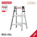【RAX-09c】長谷川工業 ハセガワ hasegawa はしご兼用脚立 脚立 130kg ワンタッチバー 3尺 3段 2022年モデル