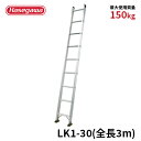 【LK1-30】長谷川工業 ハセガワ hasegawa はしご 一連はしご 全長3.00m 最大使用質量150kg