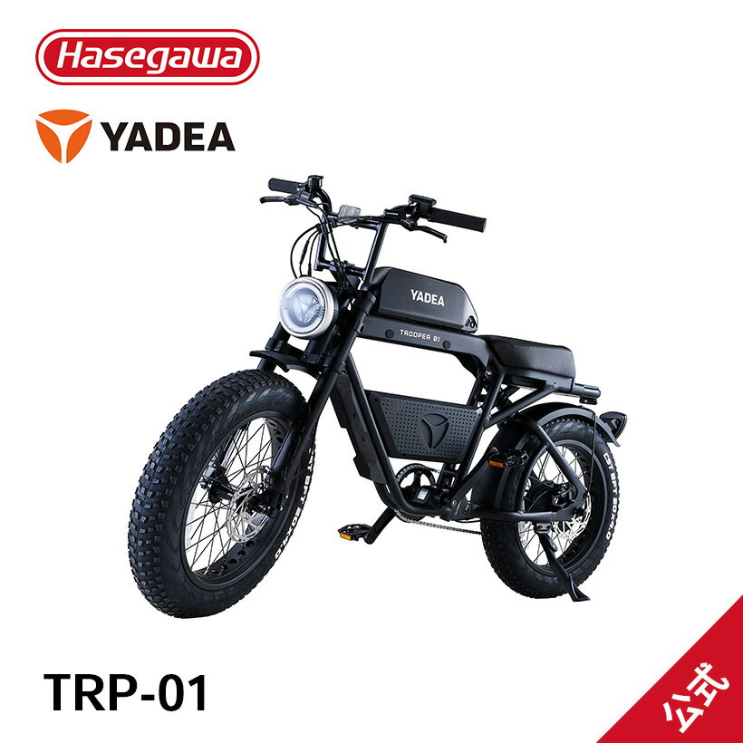 【 TRP-01 】電動アシスト自転車 公道走行可能 20インチ 通勤 通学 LED YADEA yadea ヤディア 長谷川工業 ハセガワ