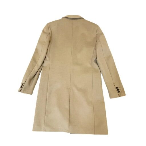 【中古】 ZARA ザラ ロングコート チェスターコート アウター 長袖 ベージュ メンズ Mサイズ タグ付き 未使用品