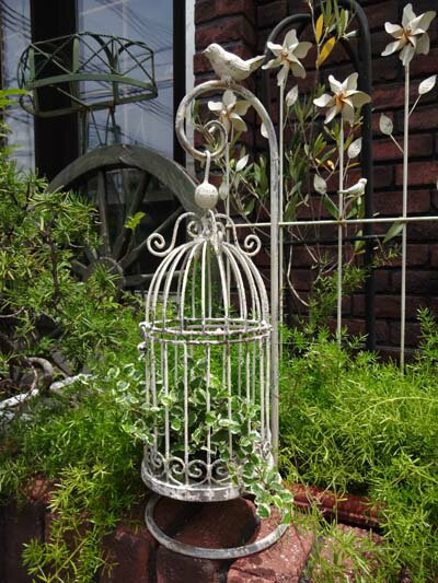 ガーデニング ガーデン 雑貨『テーブルスタンド♪バードケージ』のサムネイル