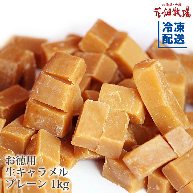 キャラメル 花畑牧場 お徳用生キャラメル プレーン 1kg【冷凍配送】