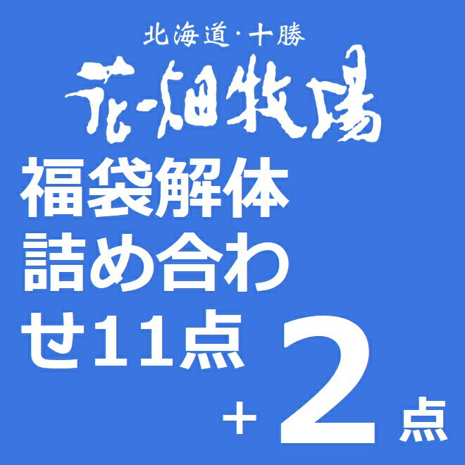 花畑牧場　福袋解体詰め合わせ11点（生キャラメル8粒他）【冷蔵配送】のサムネイル