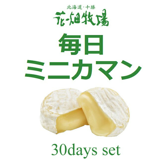 花畑牧場　1日あたり169円！毎日1個　ミニカマンベール　プレーン　30days(10個入×3袋)セット　【冷凍配送】のサムネイル