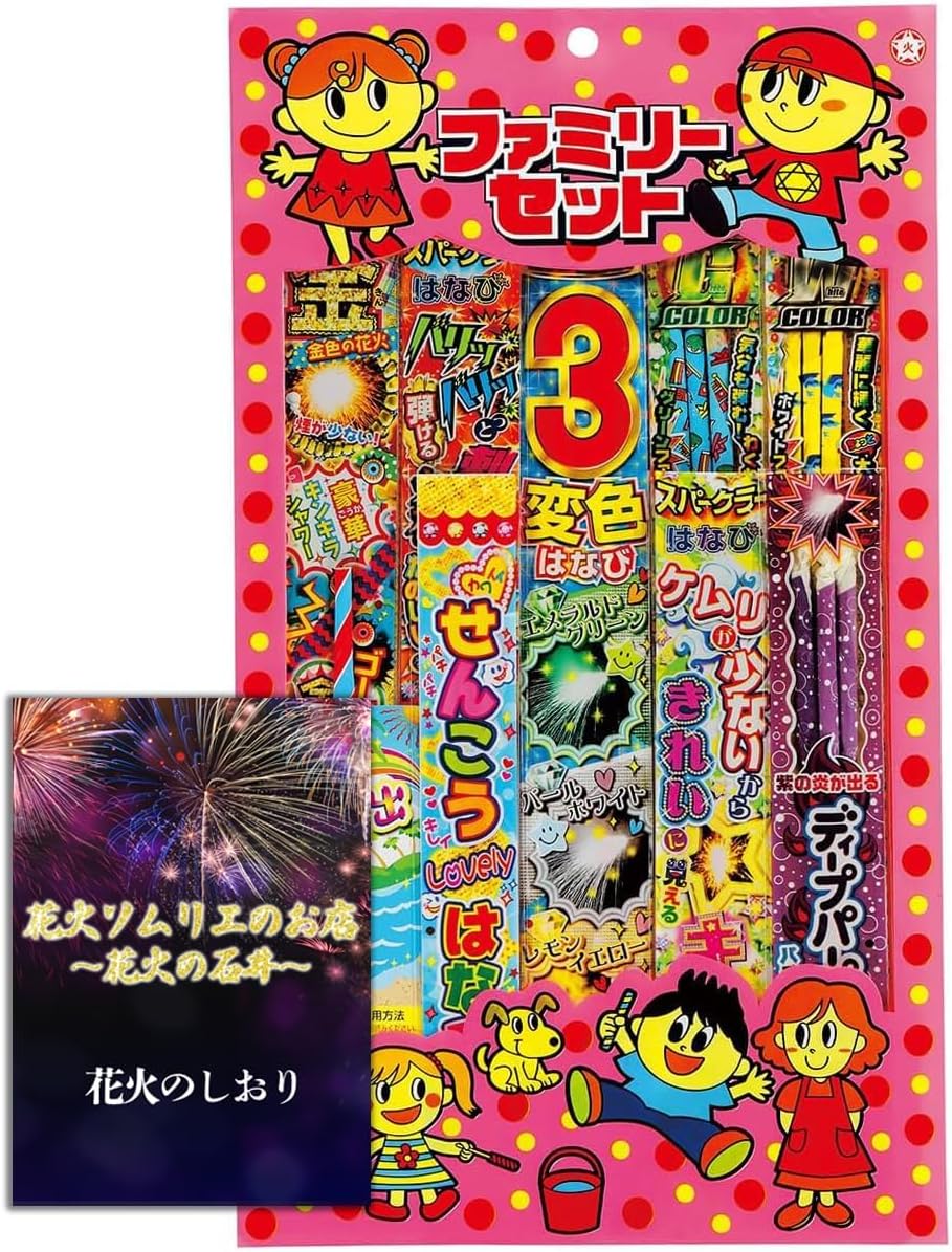 [送料無料] 花火 本格手持ち花火 家族で遊ぶにぴったりなファミリーセット 2人～3...