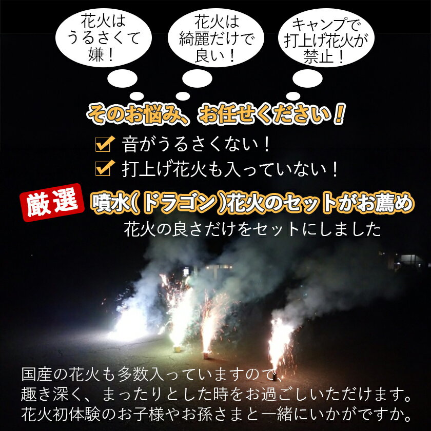 【噴出花火】【ドラゴン花火】【噴水花火】【特製詰め合わせセット！！】【静か】...