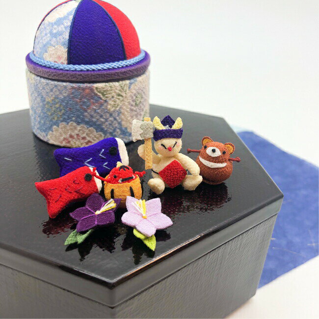 置物 おしゃれ 季節 飾り [端午の節句 ドーム型小箱 きれのはな ] ミニサイズ ミニチュア コンパクト 収納ケース 飾り 置物 置き物 端午 孫 贈り物 季節 節句 プレゼント 一越ちりめん ちりめん ハンドメイド 手作り 可愛い 小さい ミニ