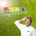 【新商品販売記念価格】【月間優良ショップ受賞店】耐熱人工芝ロール 1m×10m 芝丈30mm 【U字ピン22本】リアル 人工芝 ロール式 芝生 熱に強い【※耐熱特殊加工の為、他芝ロールと色味異なります】【写真付商品レビュー投稿で耐熱6か月保証】