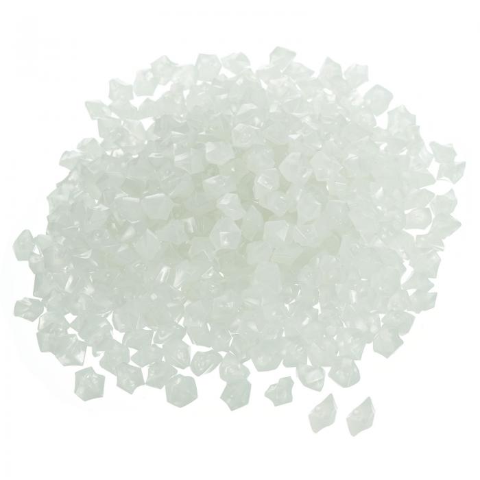 発光小石 光る石 輝く小石 DIY装飾用 鉢植え用植物水槽用 8-10mm ホワイト 1000個入り