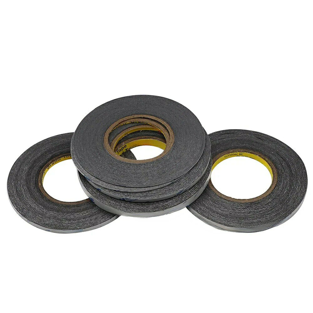 携帯電話修理用両面ステッカー,50メートル,黒,両面接着剤,携帯電話用の両面