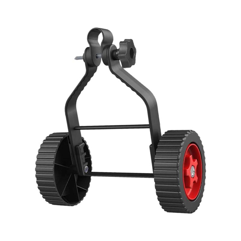 芝刈り機補助輪 調整可能な三角構造 ブラシカッター用サポートホイール 交換部品 簡単な取り付け