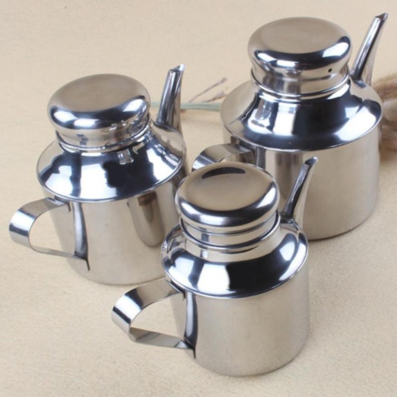 ステンレススチールオリーブオイル酢ビタードライバーラケットボトルオイルディスペンサー