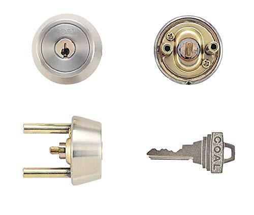 (ゴール) ピンシリンダー TXタイプ GCY-71 キー標準3本付属　玄関 鍵 交換 取替え テール刻印28 /扉厚2..