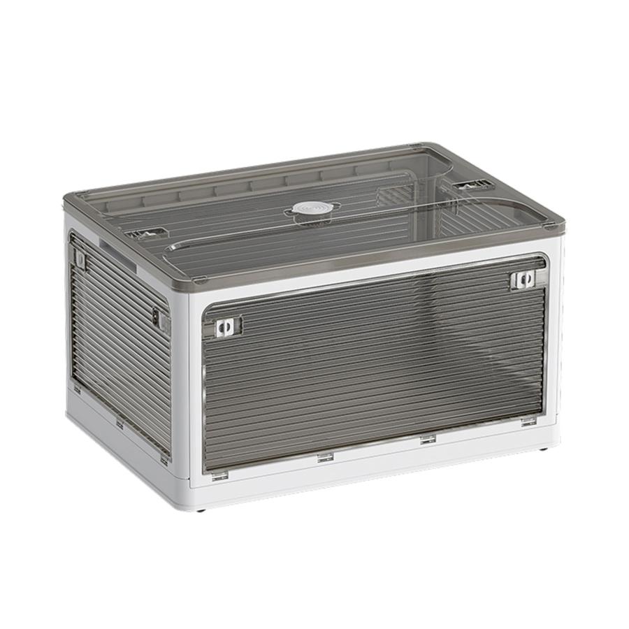 収納ボックス 収納ケース XL 82L 3個 セット 折りたたみ 収納 ふた付き キャスター付き 5面開き 前開き..