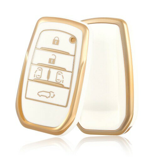 トヨタ スマートキーケース 5ボタン 適合 アルファード ヴェルファイア 40系 新型 VOXY NOAH 90系 キー..