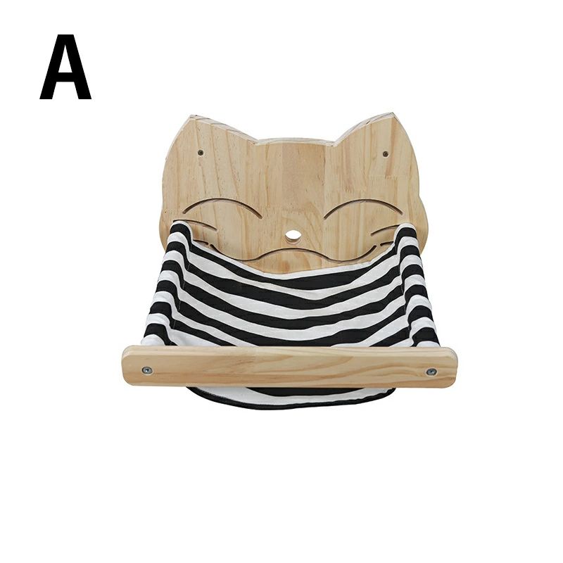 猫用ハンモック ベッド 壁付け 猫用品 ねこ 遊び場 ペットベッド 安定 耐荷重 ベッド 寝床 運動 おもち..