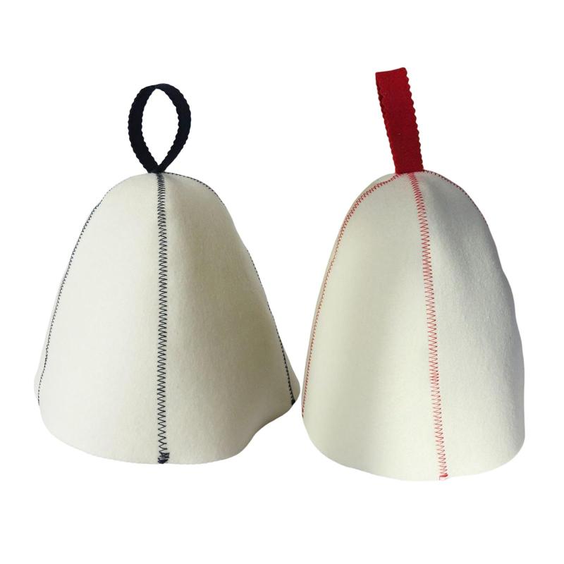 サウナのギフトのためのフェルトのサウナの帽子の快適な通気性の伸縮性がある