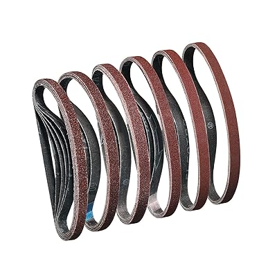 エンドレスベルト幅10mm 長さ330mm 研磨ベルト サンダー 交換用 研磨ペーパー 替え ベルト 30枚 入(40/..