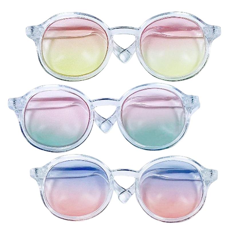 1/6 人形メガネミニチュア眼鏡ラウンド 12 インチファッション人形アクセサリー用