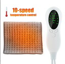 ホットマット 電気ホットマット 一人用 約30*60cm ホットカーペット 10段階温度調整 3種類の時間帯タイミング設定 電気座布団 省エネ 防寒対策 洗濯可能 過熱防止 腹/背中/首/ひざ/肩/在宅勤務対応