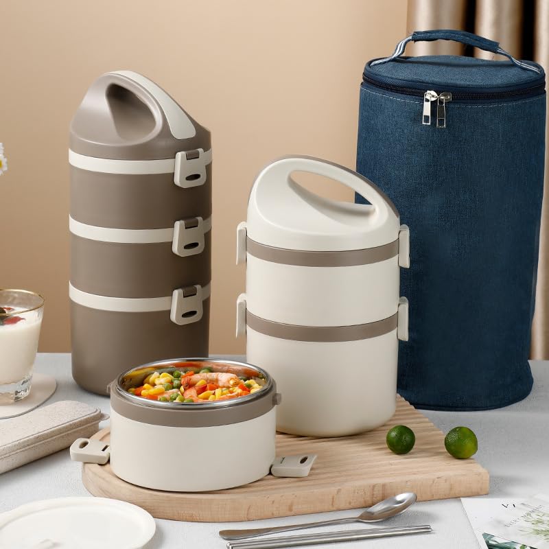 弁当箱 保温 ごはん おかず ランチ 保温 シングル/2段式/3段式 ステンレス ランチジャー 大容量 ランチ..