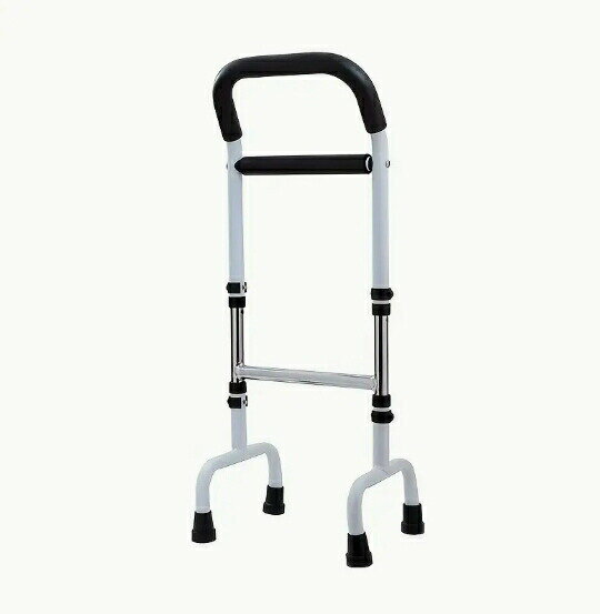 高齢者用 ヘビーデューティー ベッドサイド アームレスト 非ドリル式 滑り止め フットパッド 耐荷重136..