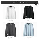 Tシャツ メンズ 長袖 ロンT 長袖Tシャツ 肩の刺繍 カジュアルTシャツ クールネック インナー メンズ春物 春服 父の日