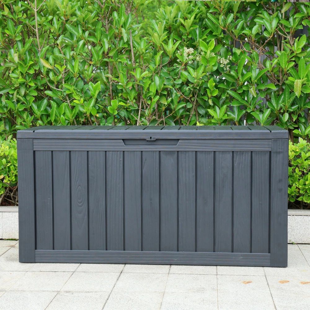 2025新作 物置 屋外 300L 収納ボックス 収納庫 置き配 ストッカー 物置 屋外収納庫 ベランダ ゴミ箱 ボ..