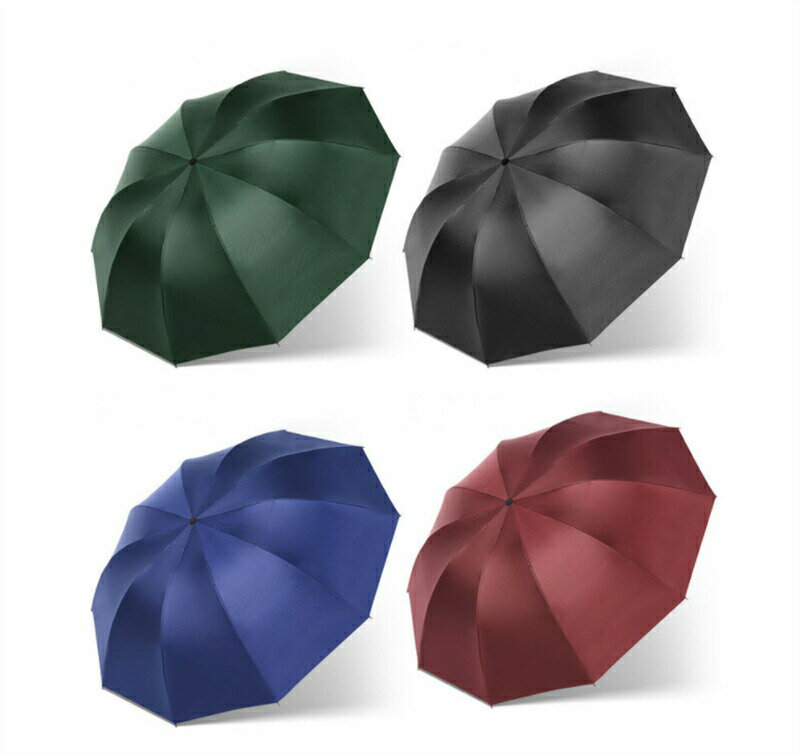 折りたたみ傘 日傘 雨傘 晴雨兼用傘 レディース メンズ ビッグサイズ ビジネス 手動傘 大きい 直径130cm 折り畳み 折りたたみ傘(3つ折) オシャレ 10本骨 紳士傘 UVカット 紫外線対策 遮光 遮熱 おしゃれ かわいい きれいめ ブラック ブルー 深緑 パープル ワインレッド