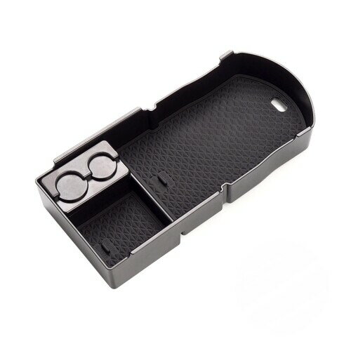 改良型トヨタプリウス 30系後期 コンソールトレイ アームレストボックス コンソールボックストレイ ゴムマット付き 滑り止め USB口 はめ込み式 取り付け簡単 プリウス車種専用ピッタリ