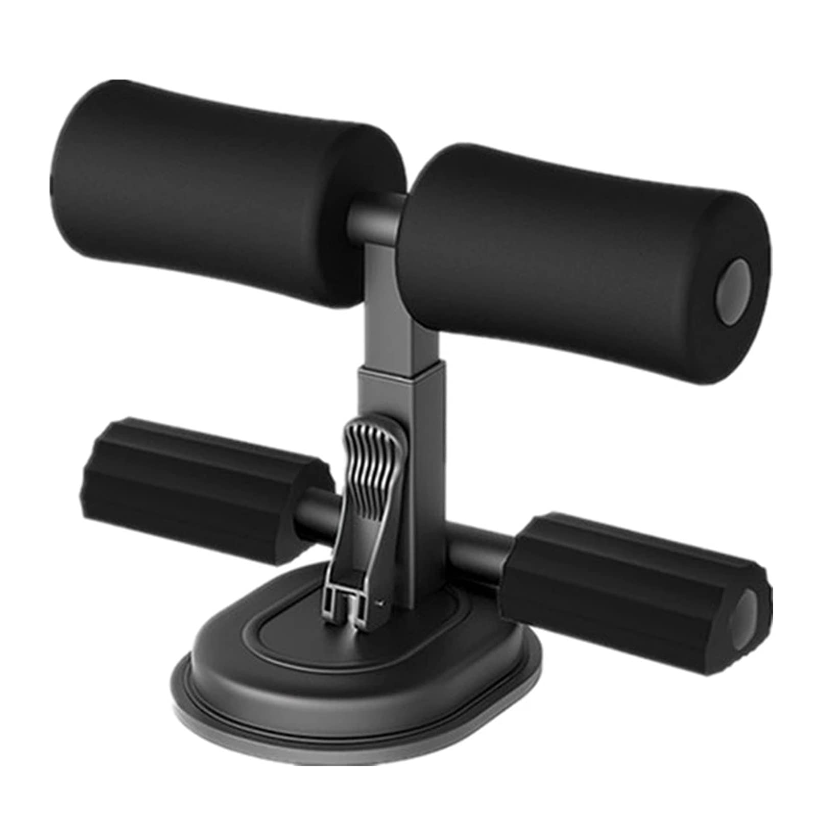 送料無料 吸盤式 筋肉トレニーング 腹筋クッション 足固定 高さ調整可 省スペースでエクササイズ トレ..