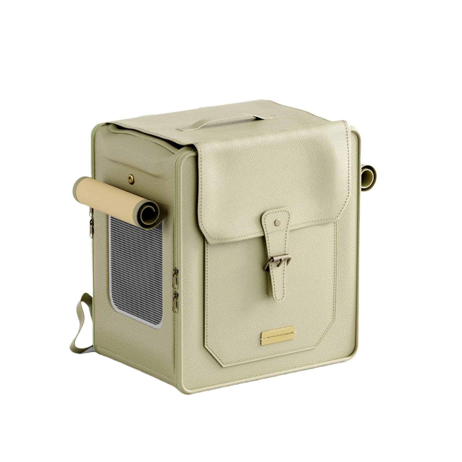 ペットキャリーバッグ ーカートタイロッド付き マッ 猫キャリーリュック ペットキャリー 犬用キャリ 犬..