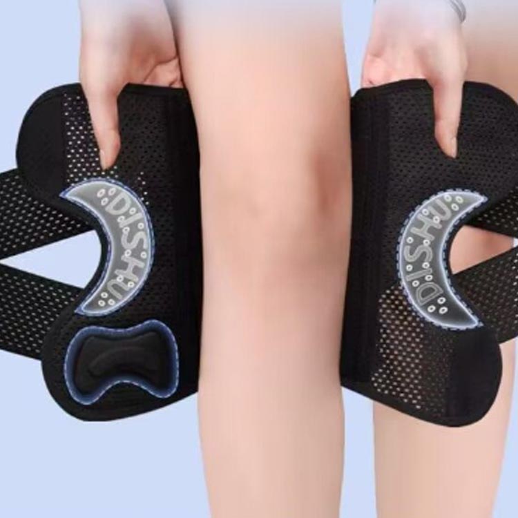 膝サポーター スポーツ V型ベルト 膝蓋骨ケア 膝 サポーター 変形性膝関節症 サポーター 膝 膝固定 夏用 登山 作業用 高通気性 薄手 左右兼用 半月板損傷 関節靭帯保護 変形性膝関節症 高齢者 痛み メッシュ サッカー ランニング M-3XL 1枚入り ホワイト ブラック