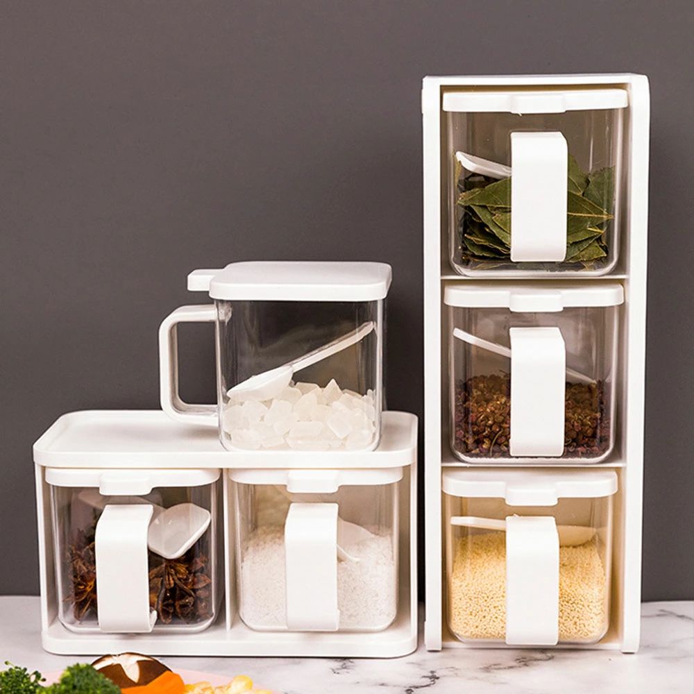 2個入り 保存瓶 密閉容器 スプーン付き キャニスター キャニスター 耐熱 北欧 おしゃれ コーヒー豆 砂..