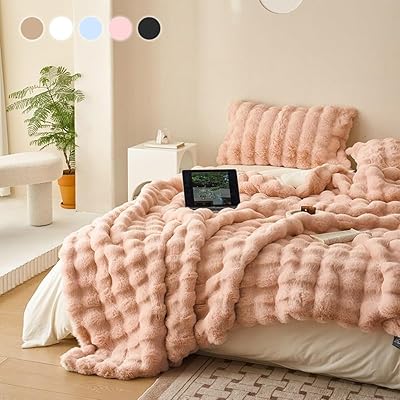 毛布 ふわとろ毛布 ふわもこ毛布 ブランケット 柔らかく肌触 ふわふわ モコモコ 冷え対策 洗える おしゃれ 静電気防止 暖かい 厚手 冬用(100x160,ピンク)