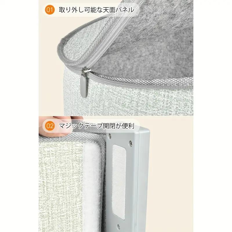 オフィス用ポータブルデスクヒーター、カバー付き、遠赤外線放射、防水設計、6段階温度調節、タイマー..