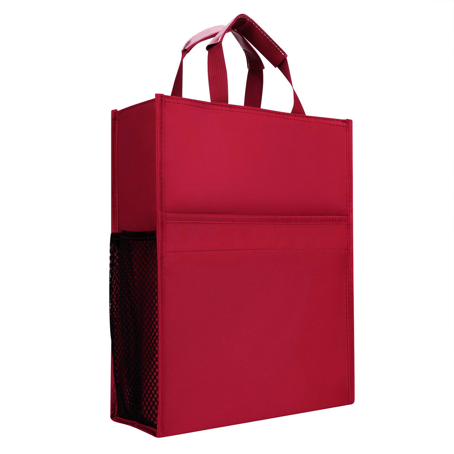 ビジネスバッグ 大容量 a4書類バッグ メンズ レディース 手提げファイルバッグ 軽量 丈夫 防水 オック..