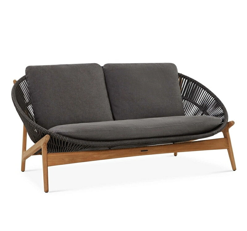 レジャーハウス籐編みのソファーセット屋外ガーデン庭の家具の組み合わせハイエンド無垢材のソファーテ..